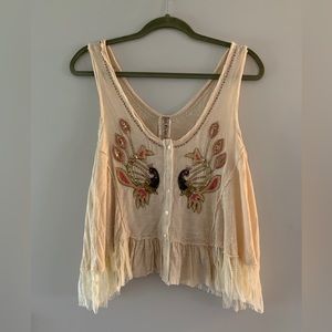 Free People Embellished Tank